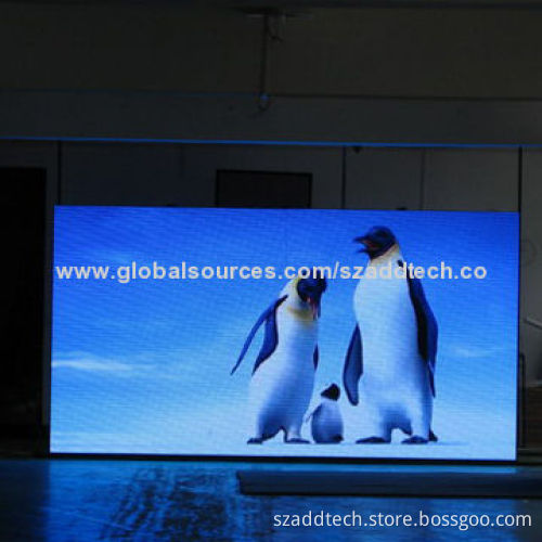 P3mm Indoor SMD Full Color LED Display Screen, Pixel Density is 111,111 LEDs/m<sup>2</sup>